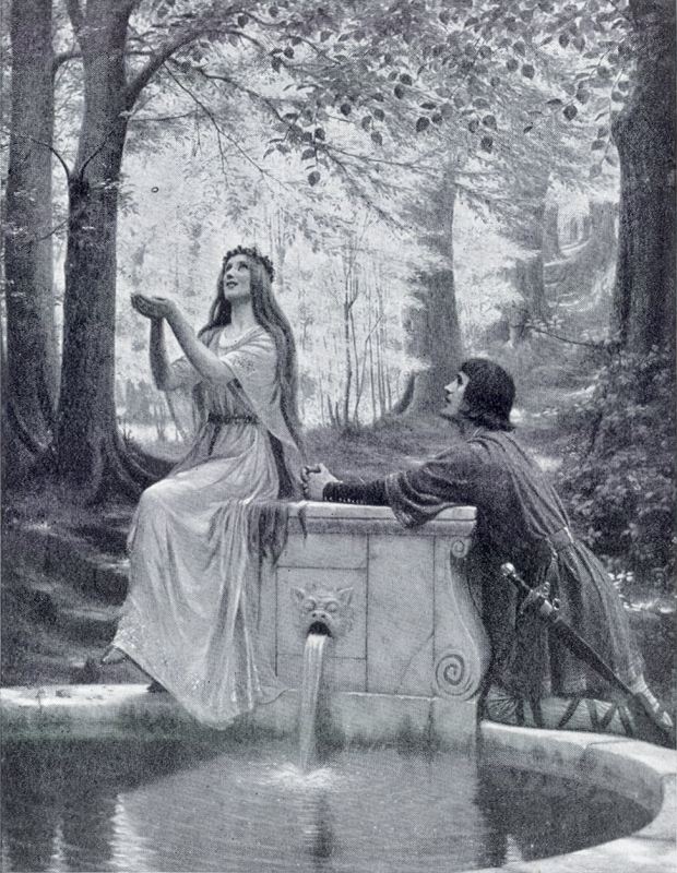 Pelleas And Melisande by Edmund Blair-Leighton